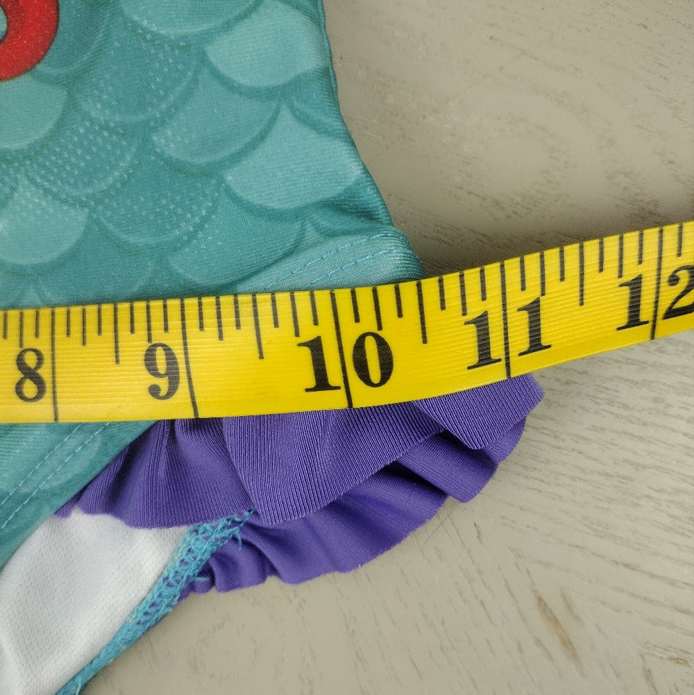 Disney Ariel Girl's One Piece Swimsuit - Picture 9 of 9